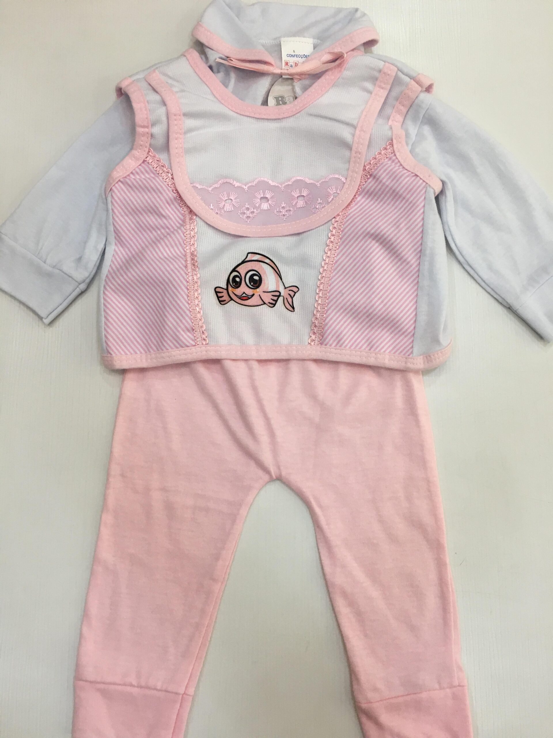 Conjunto Com Babador